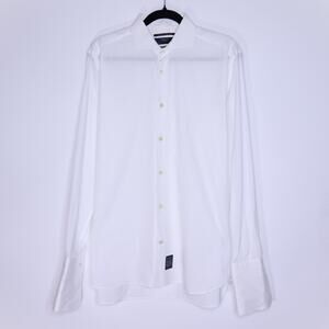 SACOOR BROTHERS Regular Fit Dress Shirt Dublin Collar Long Sleeve Men's 41/16